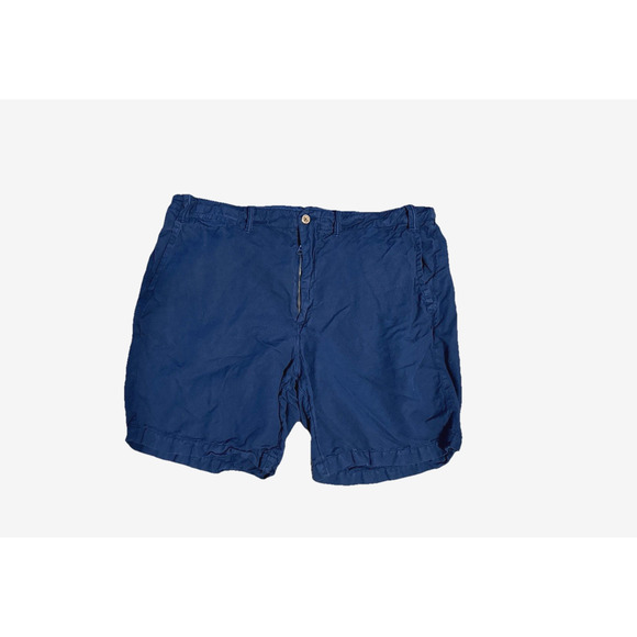 Polo Ralph Lauren Mens Shorts 38 Navy Blue Cotton Linen Above Knee Dress Indigo